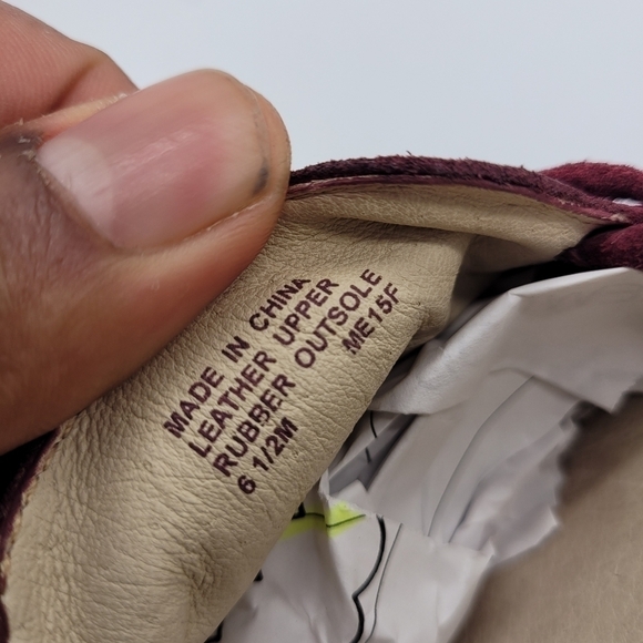 Michael Kors Shoes Women 6.5 Daisy Mocs Suede Maroon - Picture 9 of 15